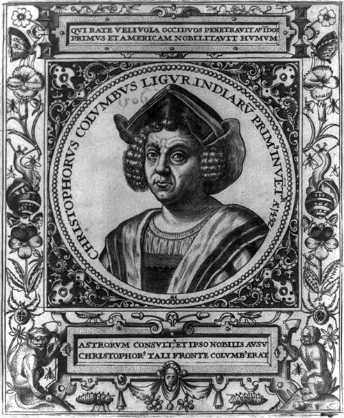 Columbus by Theodor de Bry