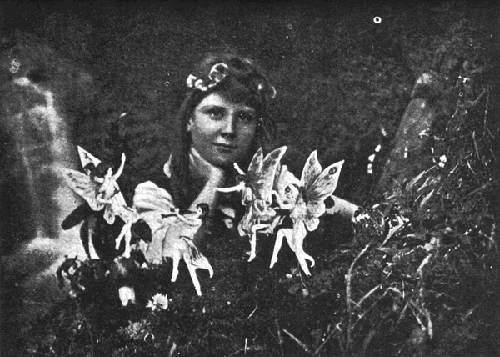 The first Cottingley photo.