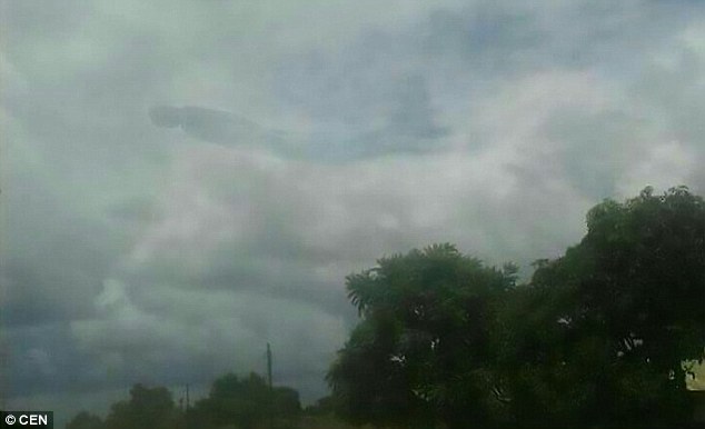 Figure in the sky in Zambia