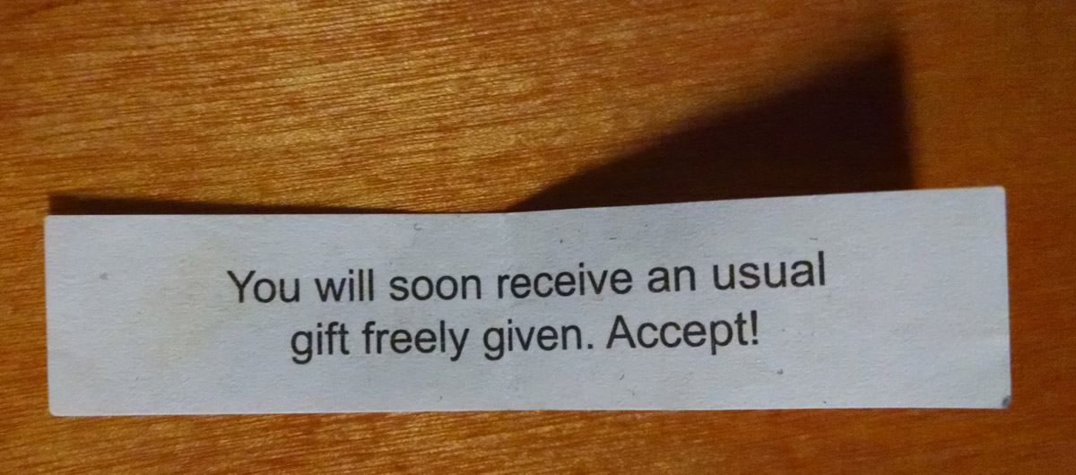 A silly fortune