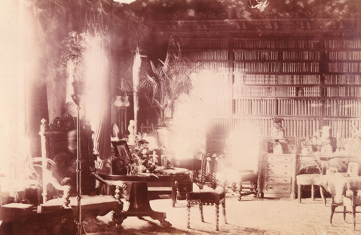 Combermere Abbey library